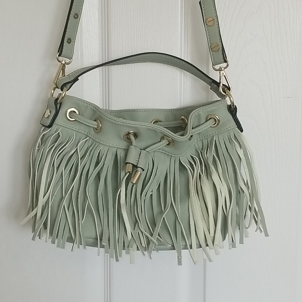 Expressions NYC Crossbody Purse Mint Green